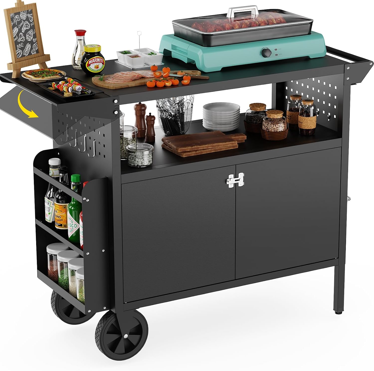 Outdoor Furniture Philippines - Carrinho de Churrasco para Exterior com