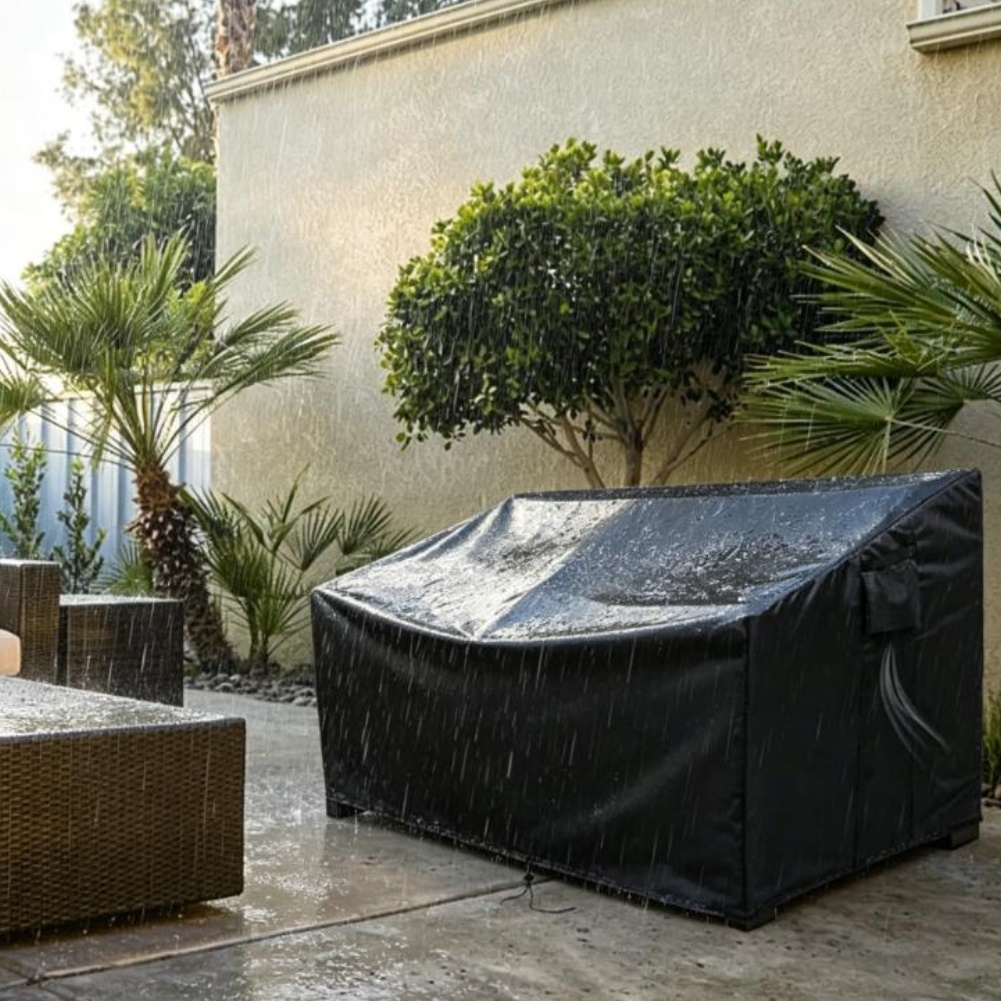 Outdoor Furniture Cover Waterproof - Capa para Sofá de Pátio Resistente,