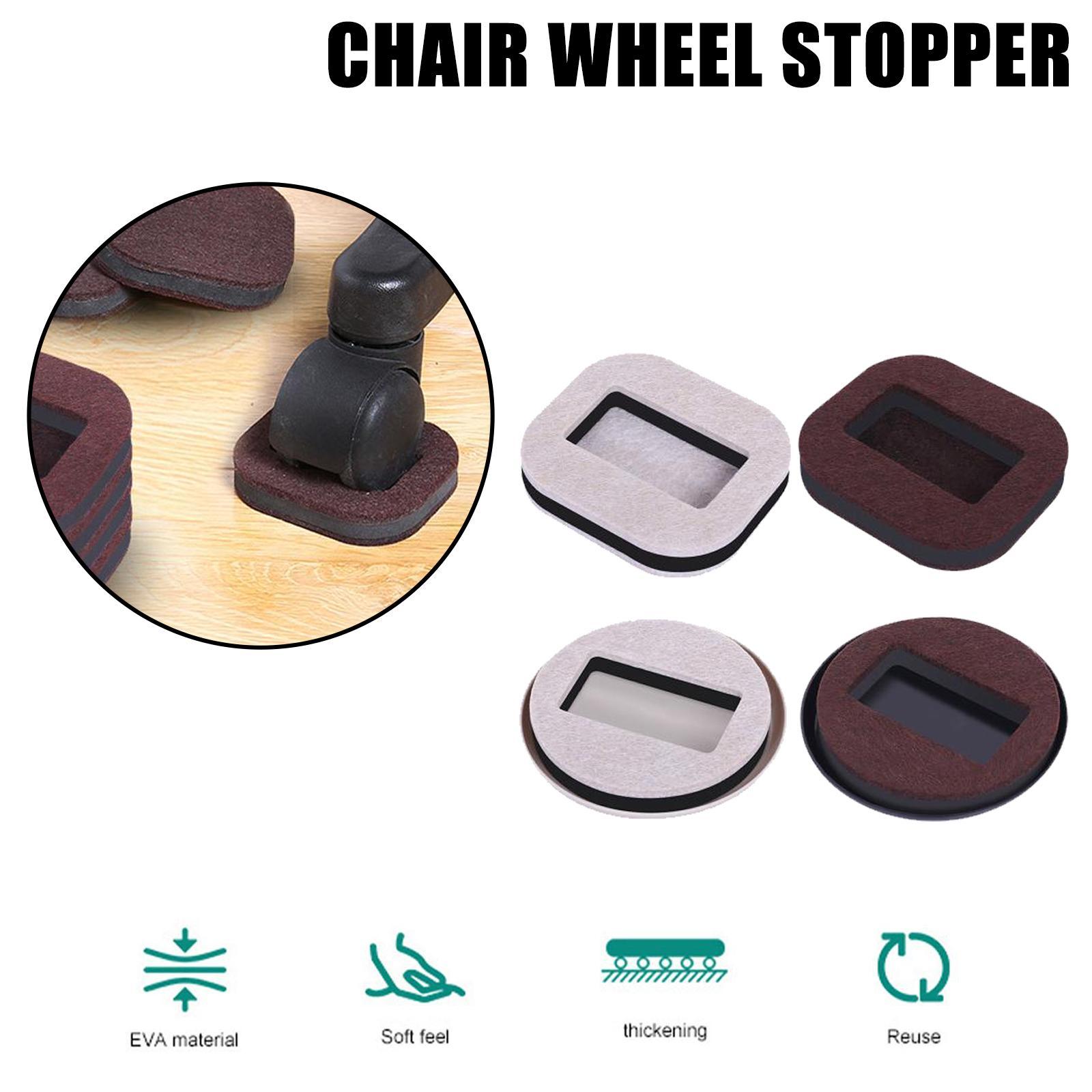 Adirondack Chair Wood - Office Chair Wheel Stopper, Shockproof Pad,