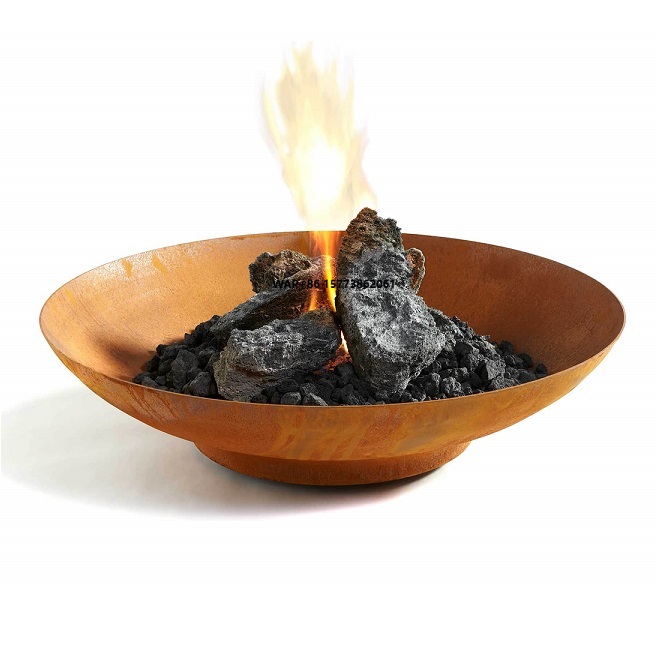 Fire Pit Bowl - Grande tigela de fogo de aço