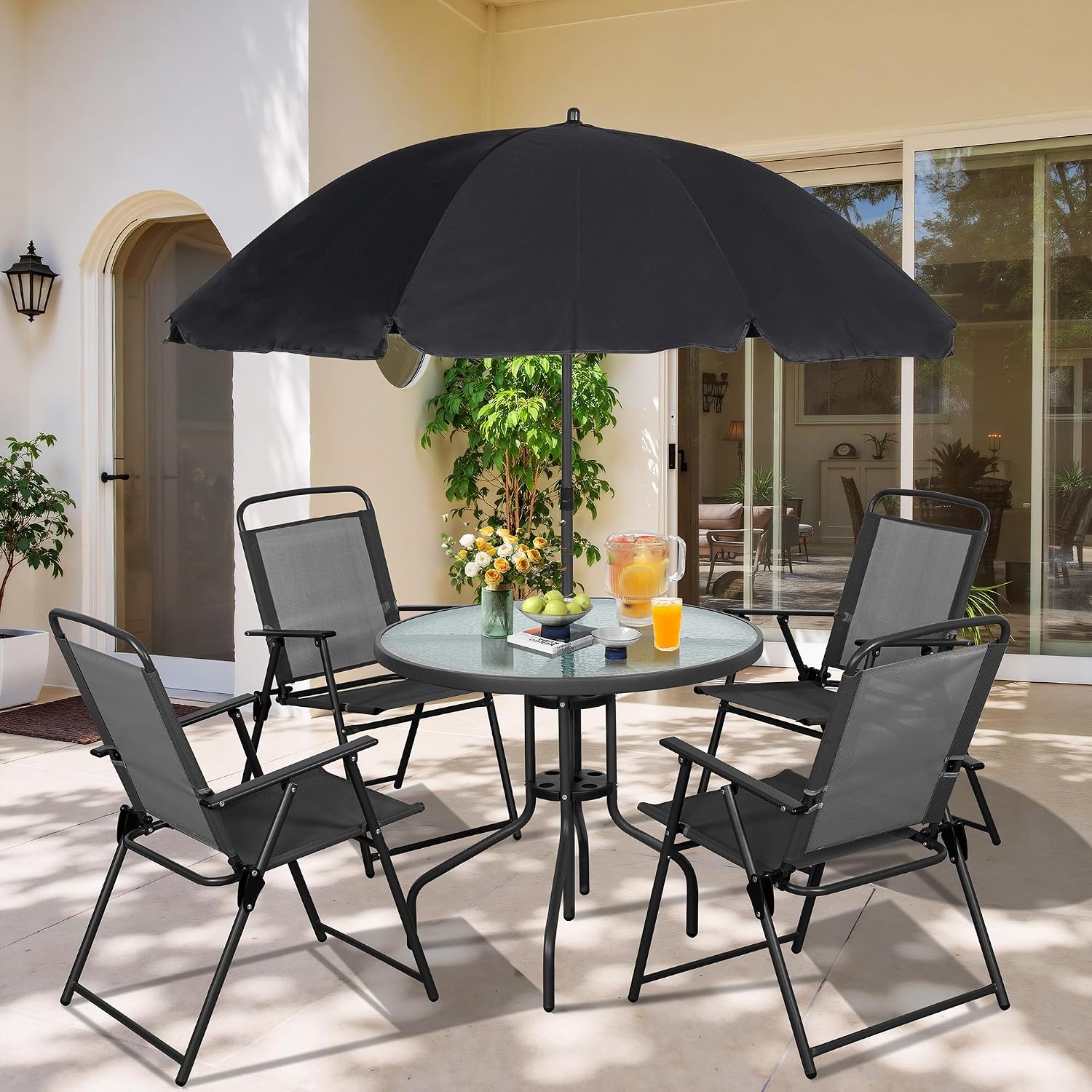 Outdoor Furniture Deals - Conjunto de Jantar de Metal para