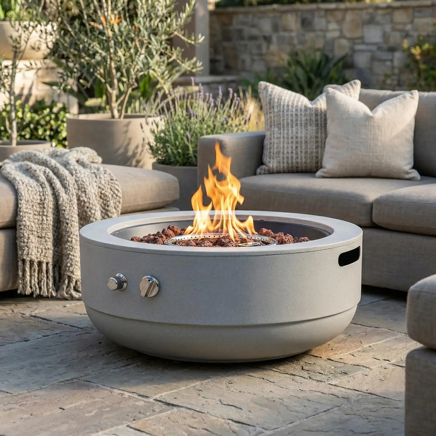 Fire Pit Bowl - Lareira a Gás Propano de 24