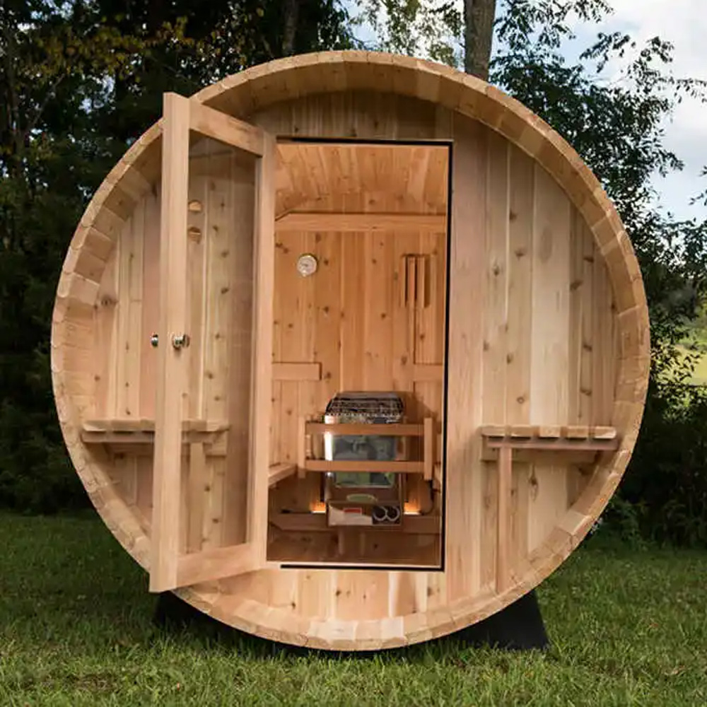 Outdoor Furniture Wooden - Sauna Externa por Atacado: Sauna a