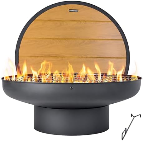 Fire Pit Bowl - Mesa de Fogueira de 32 polegadas