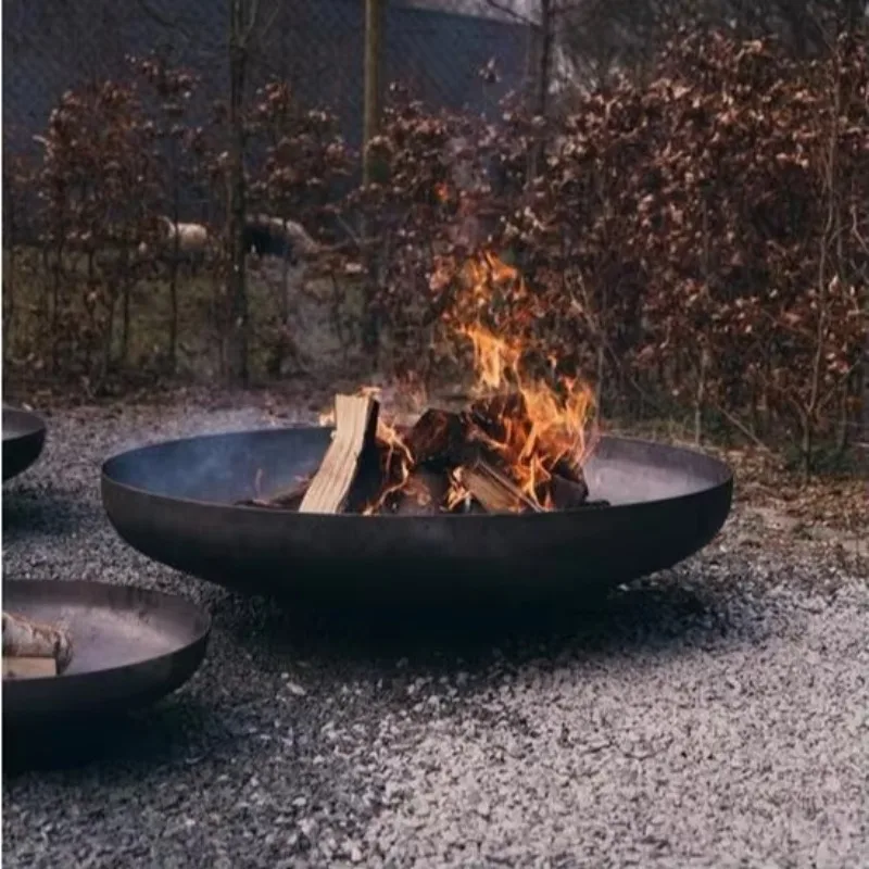 Fire Pit Bowl - Fogueira de Aço Carbono Personalizada para