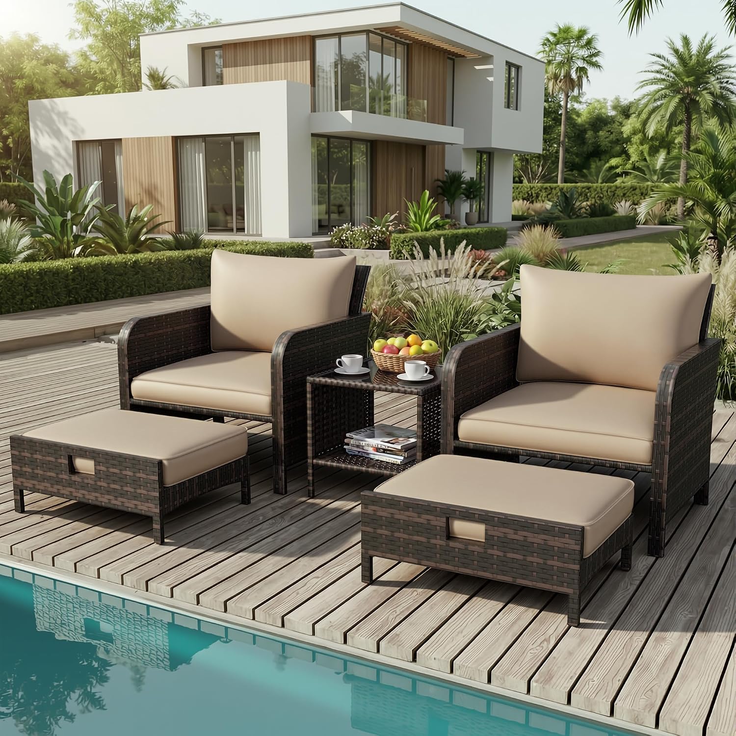 Outdoor Furniture Deals - Conjunto de Móveis para Pátio com