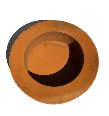 Fire Pit Bowl - -Corten aço queima de madeira ao