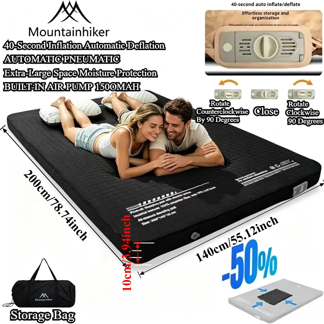 Mountainhiker Colchão Inflável - Outdoor Furniture Deals avaliação e preço
