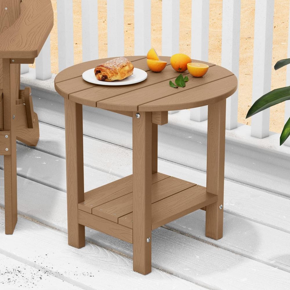 Mesa Lateral Externa de 18 Pol - Outdoor Furniture Wooden avaliação e preço