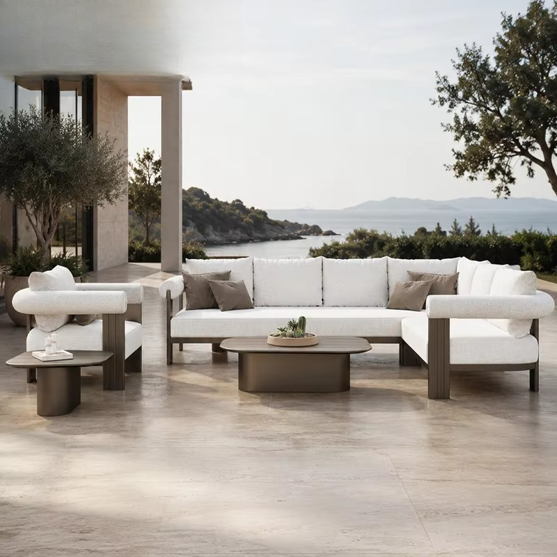 # Conjunto de Sofá de Luxo par - Outdoor Furniture L Shape avaliação e preço