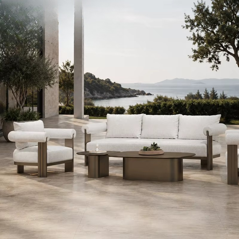 # Conjunto de Sofá de Luxo par - Outdoor Furniture L Shape avaliação e preço