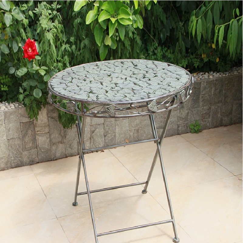Mesa e cadeiras retrô de ferro - Outdoor Furniture Europe avaliação e preço