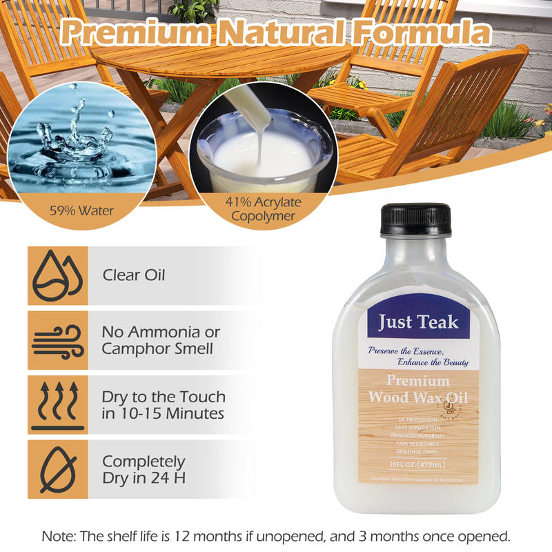 Kit de Cuidados com Óleo de Ce - Outdoor Furniture Oil Teak avaliação e preço