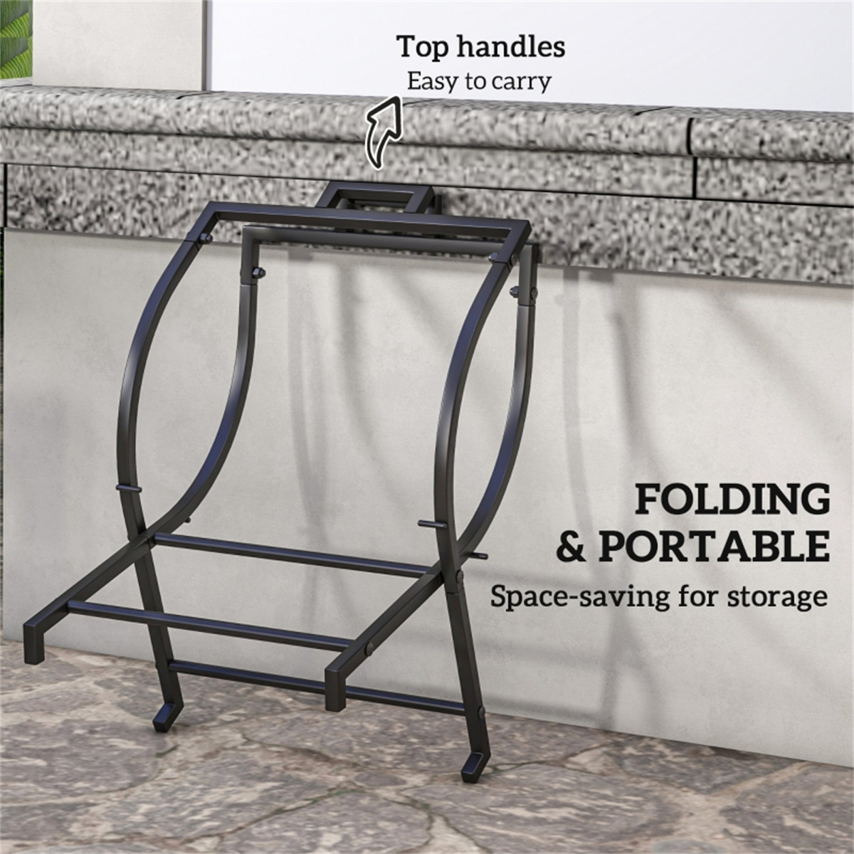 Suporte para Lenha de Madeira  - Outdoor Furniture Wooden avaliação e preço
