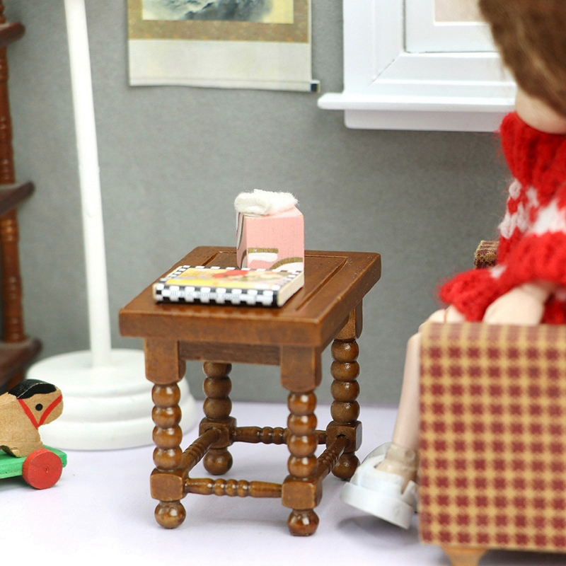 1:12 casa de bonecas em miniat - Outdoor Furniture Wooden avaliação e preço