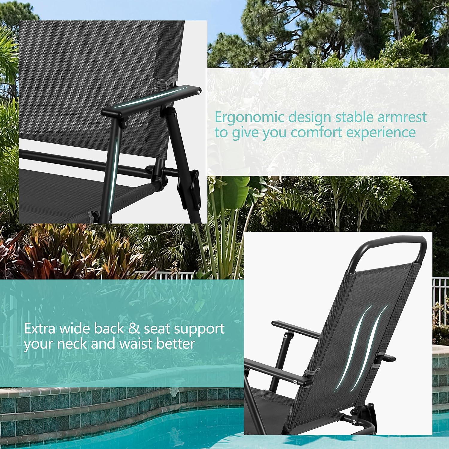 Conjunto de Jantar de Metal pa - Outdoor Furniture Deals avaliação e preço
