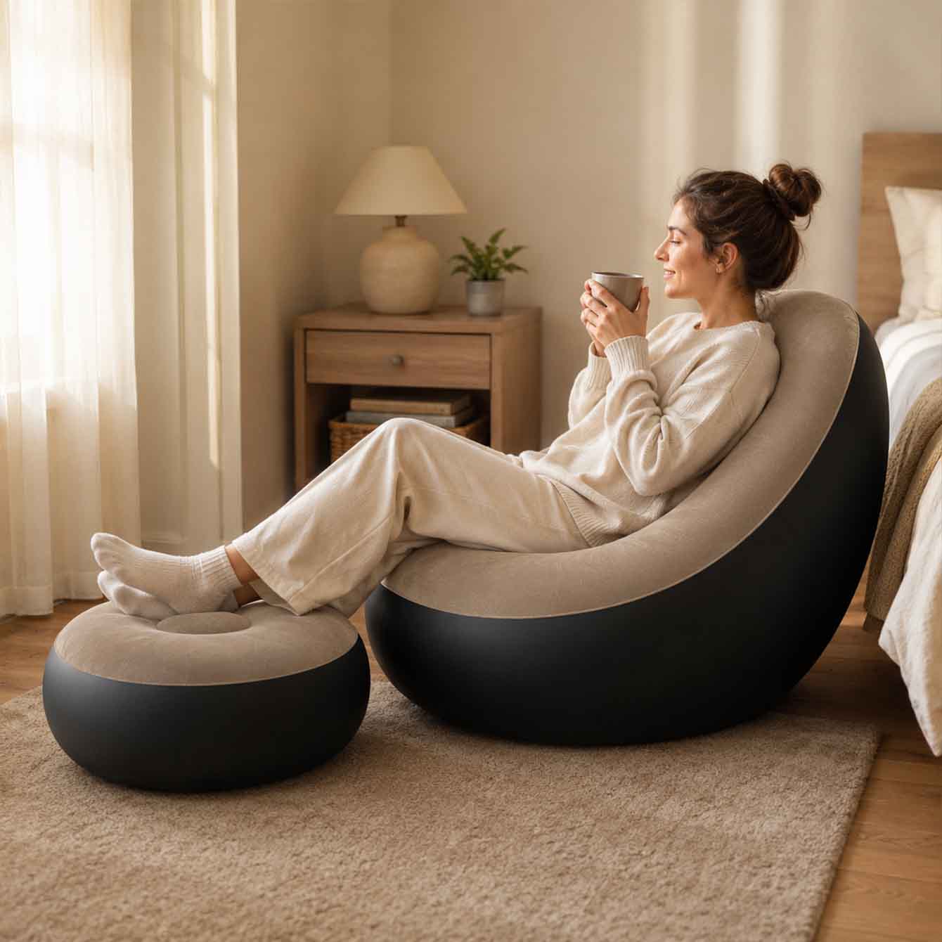 Cadeira inflável para adultos, - Outdoor Furniture Philippines avaliação e preço