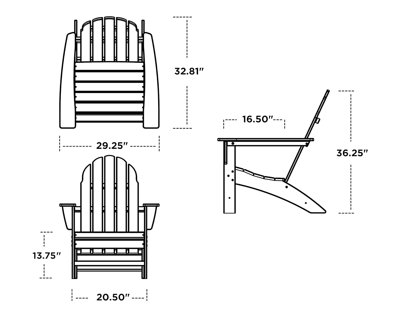 Cadeira Adirondack Composta de - Adirondack Chair Wood avaliação e preço