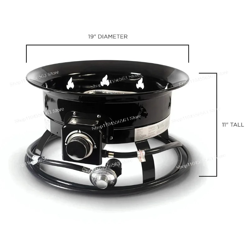 Fogueira Portátil a Gás Propan - Fire Pit Bowl avaliação e preço