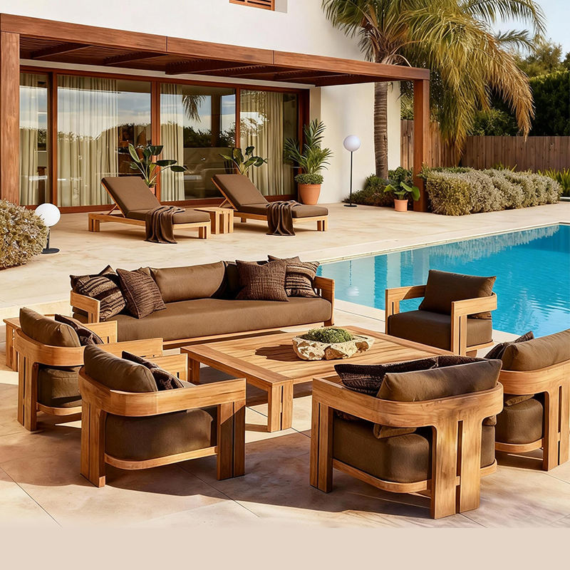 Conjunto de Sofá de Teak para  - Outdoor Furniture Europe avaliação e preço