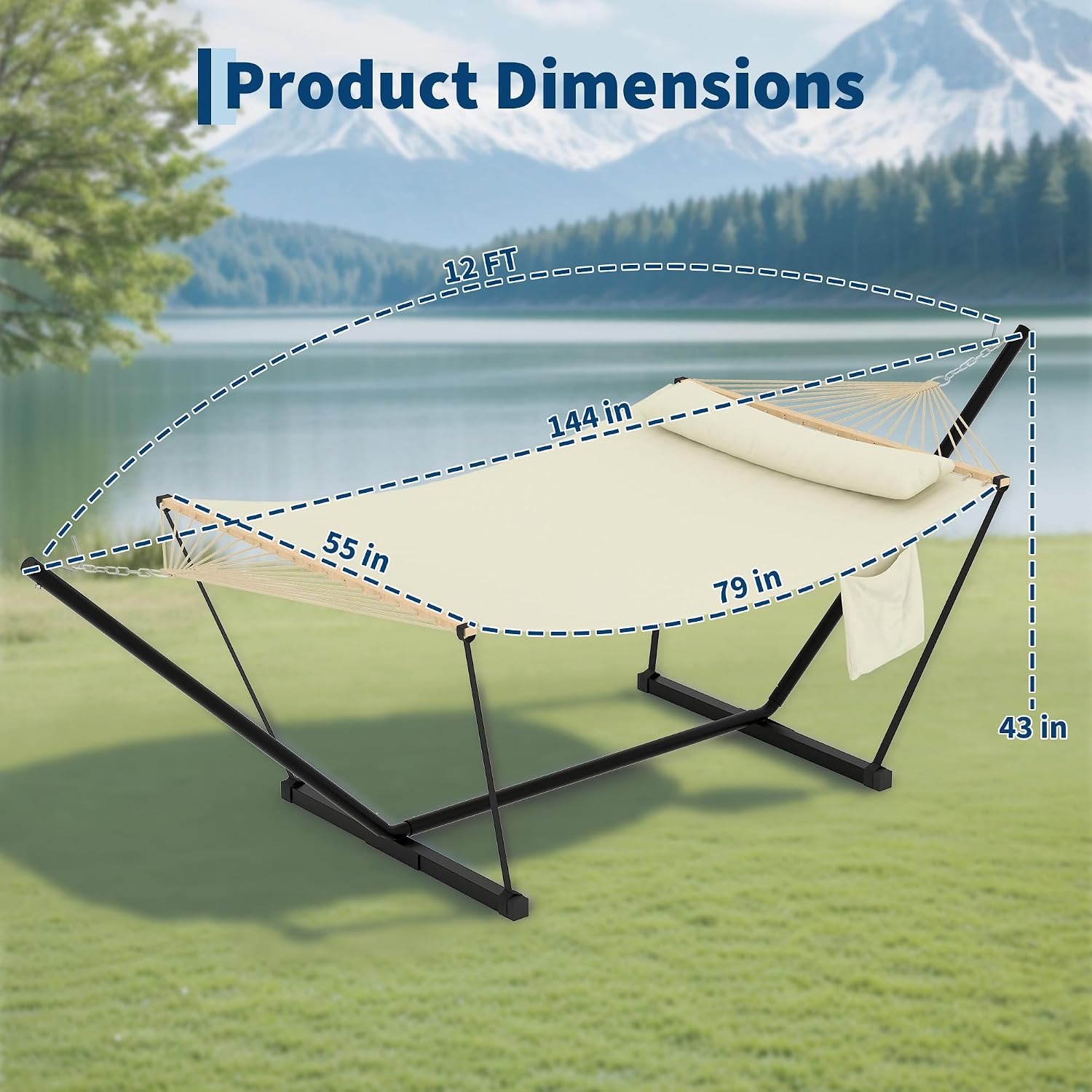 Rede de Descanso para 2 Pessoa - Outdoor Furniture Deals avaliação e preço