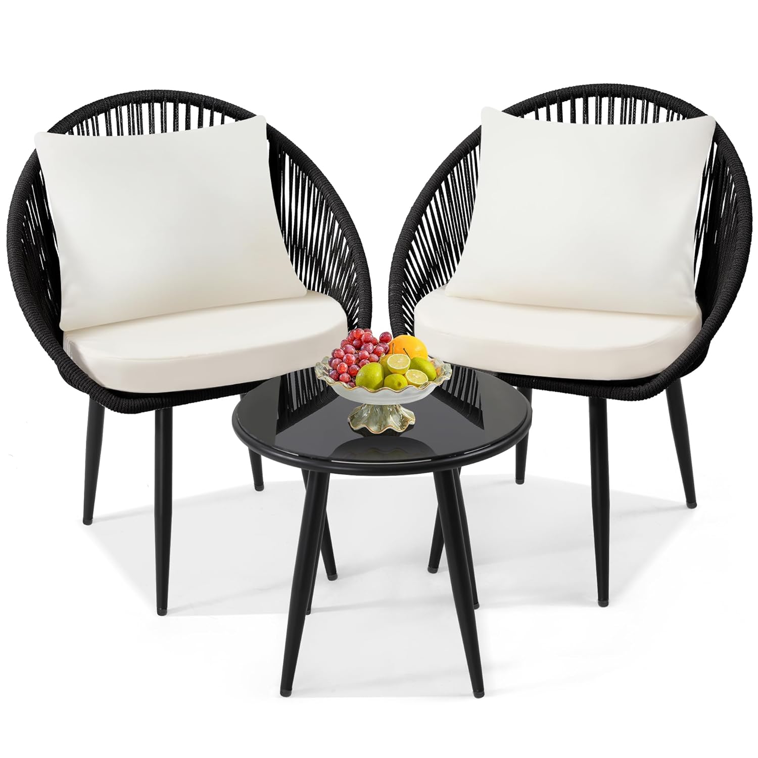 Conjunto Bistro de 3 Peças, Ca - Outdoor Furniture Deals avaliação e preço