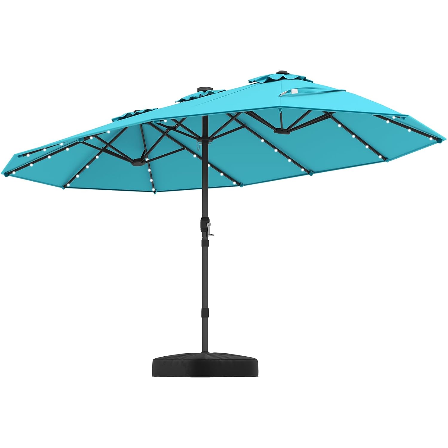Guarda-Sol Solar Duplo de 15FT - Outdoor Furniture With Umbrella avaliação e preço