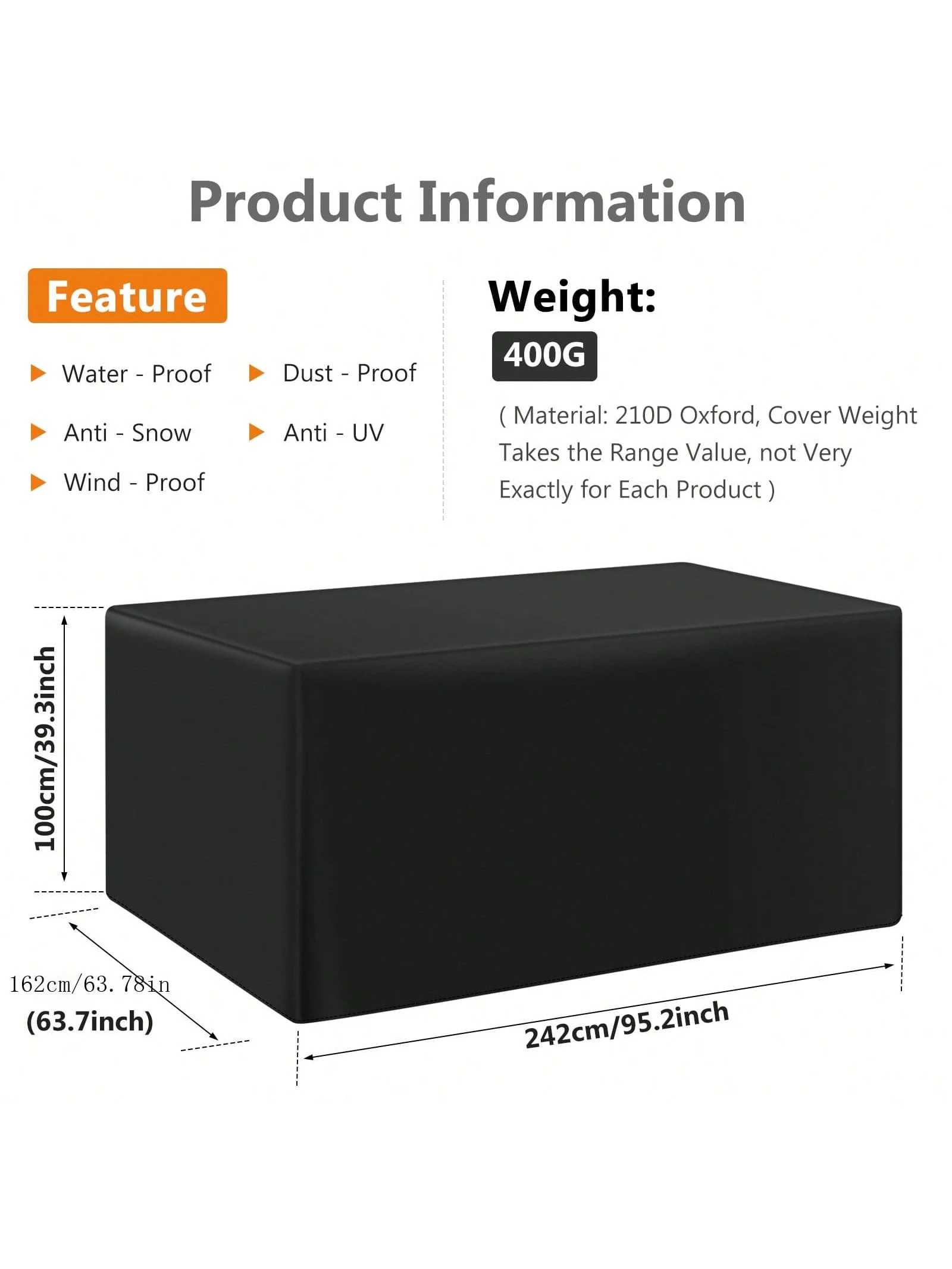 Capa Protetora Impermeável par - Outdoor Furniture Cover Waterproof avaliação e preço