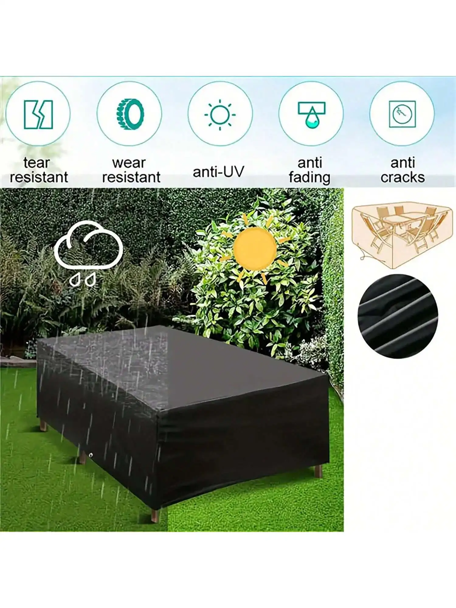 Capa Protetora Impermeável par - Outdoor Furniture Cover Waterproof avaliação e preço