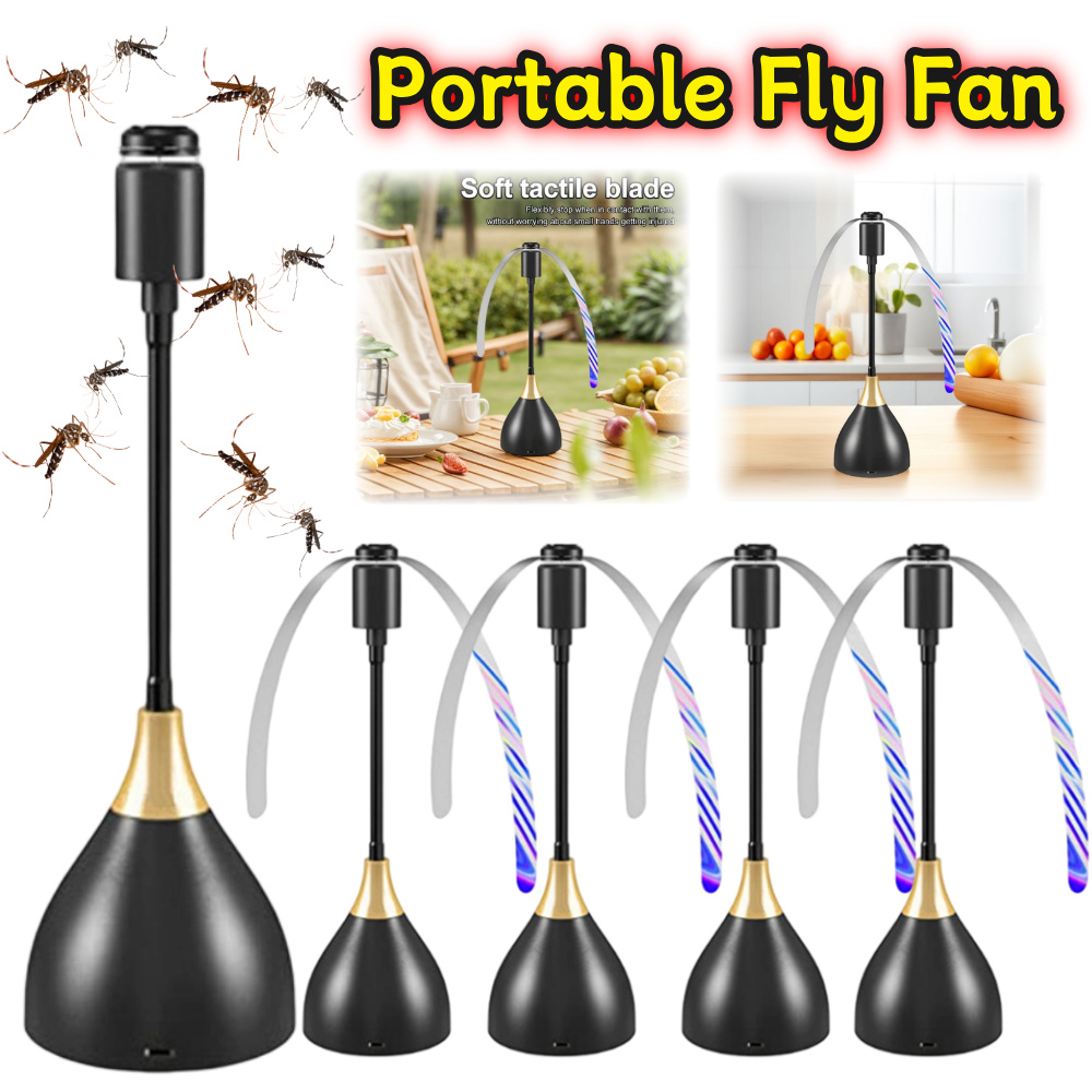 1-3 pçs ventiladores de mosca  - Outdoor Furniture Philippines avaliação e preço