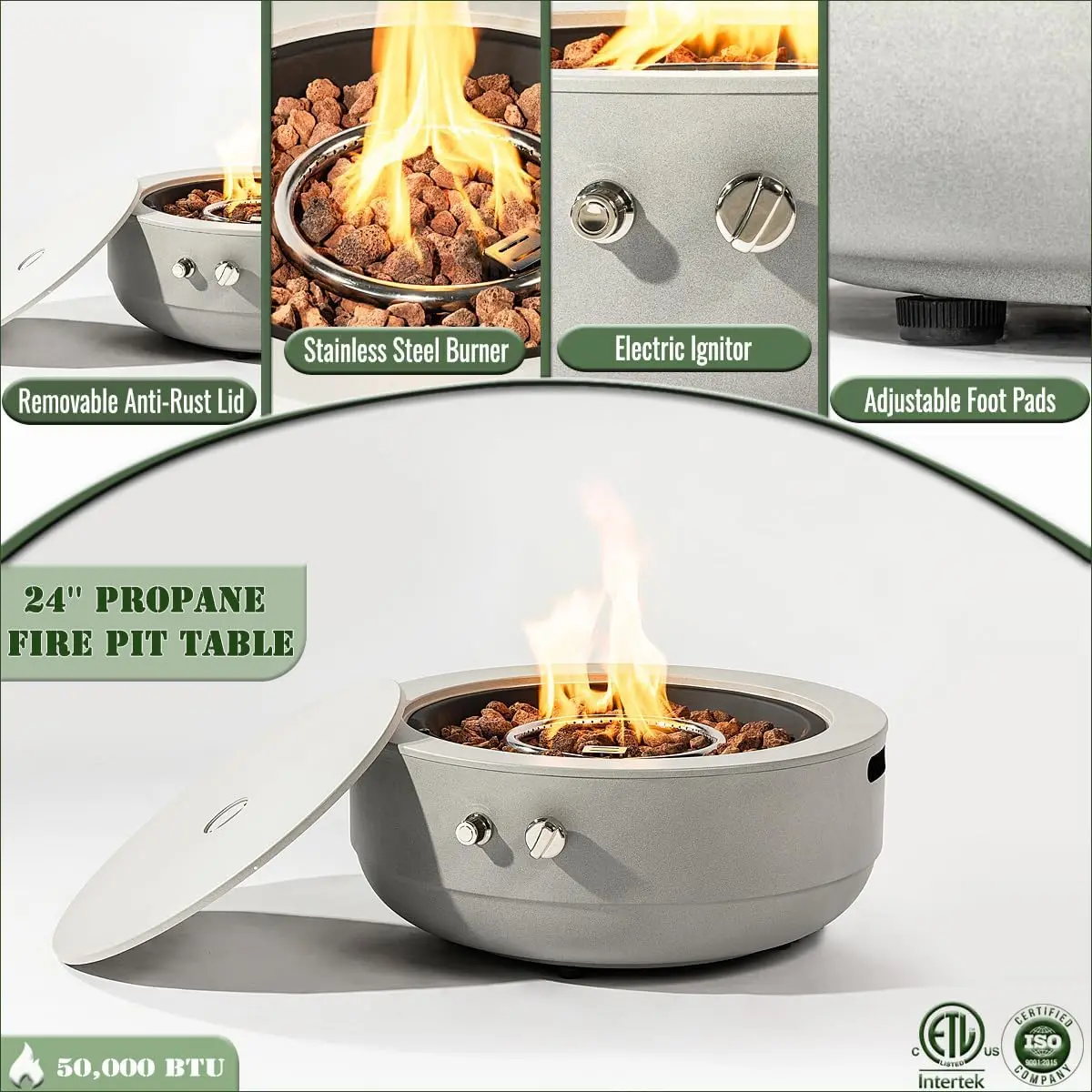Lareira a Gás Propano de 24 Po - Fire Pit Bowl avaliação e preço