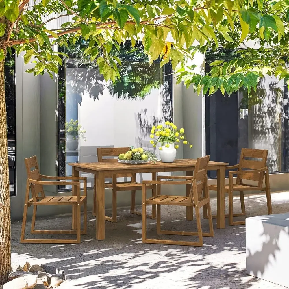 Conjunto de Jantar para Exteri - Outdoor Furniture Oil Teak avaliação e preço