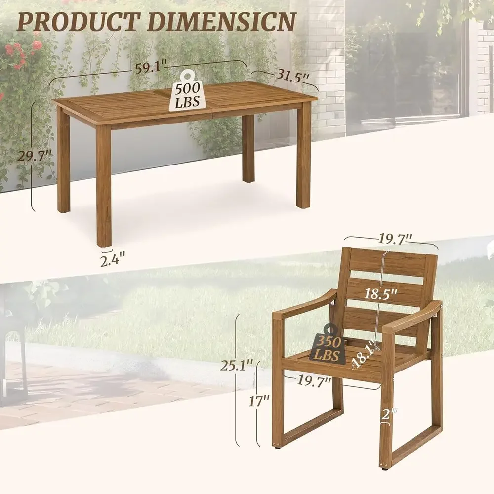Conjunto de Jantar para Exteri - Outdoor Furniture Oil Teak avaliação e preço