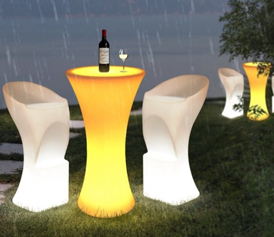 Mesa de Bar LED Portátil e Con - Outdoor Furniture Europe avaliação e preço