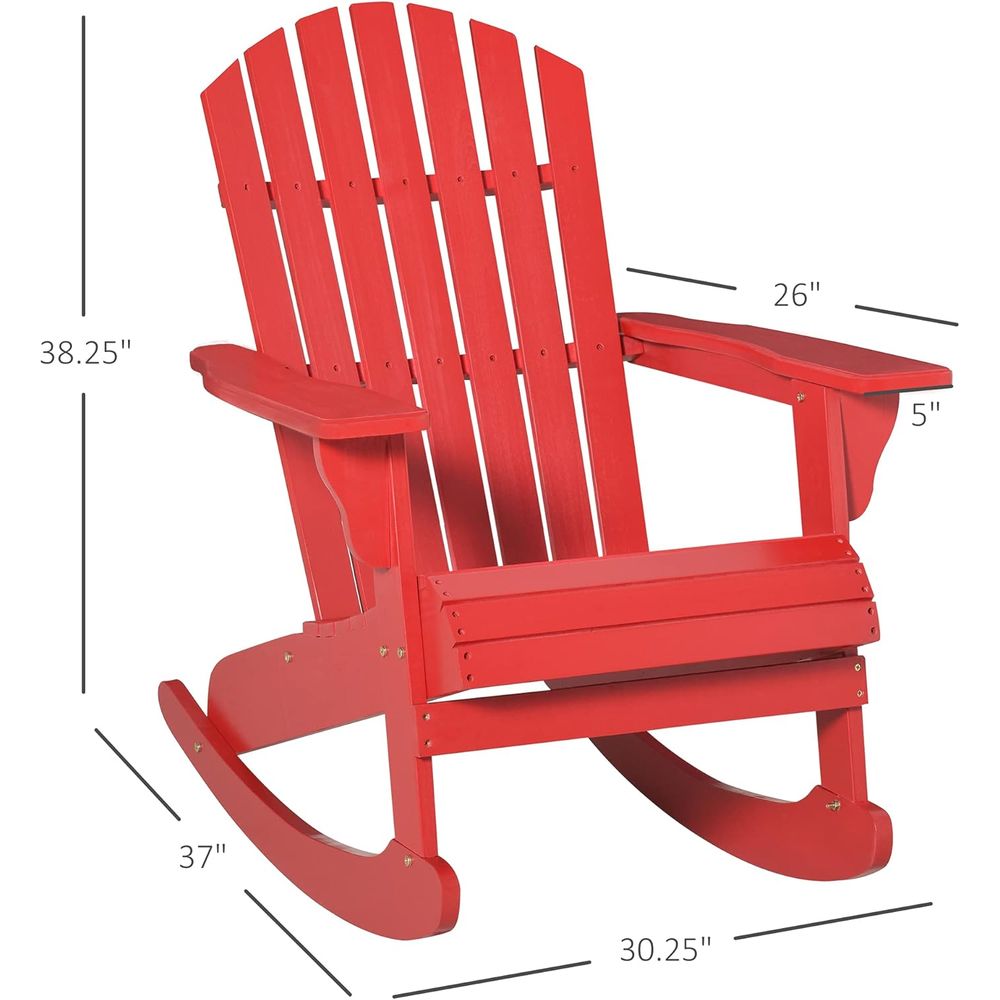 Cadeira de Balanço Adirondack  - Adirondack Chair Wood avaliação e preço
