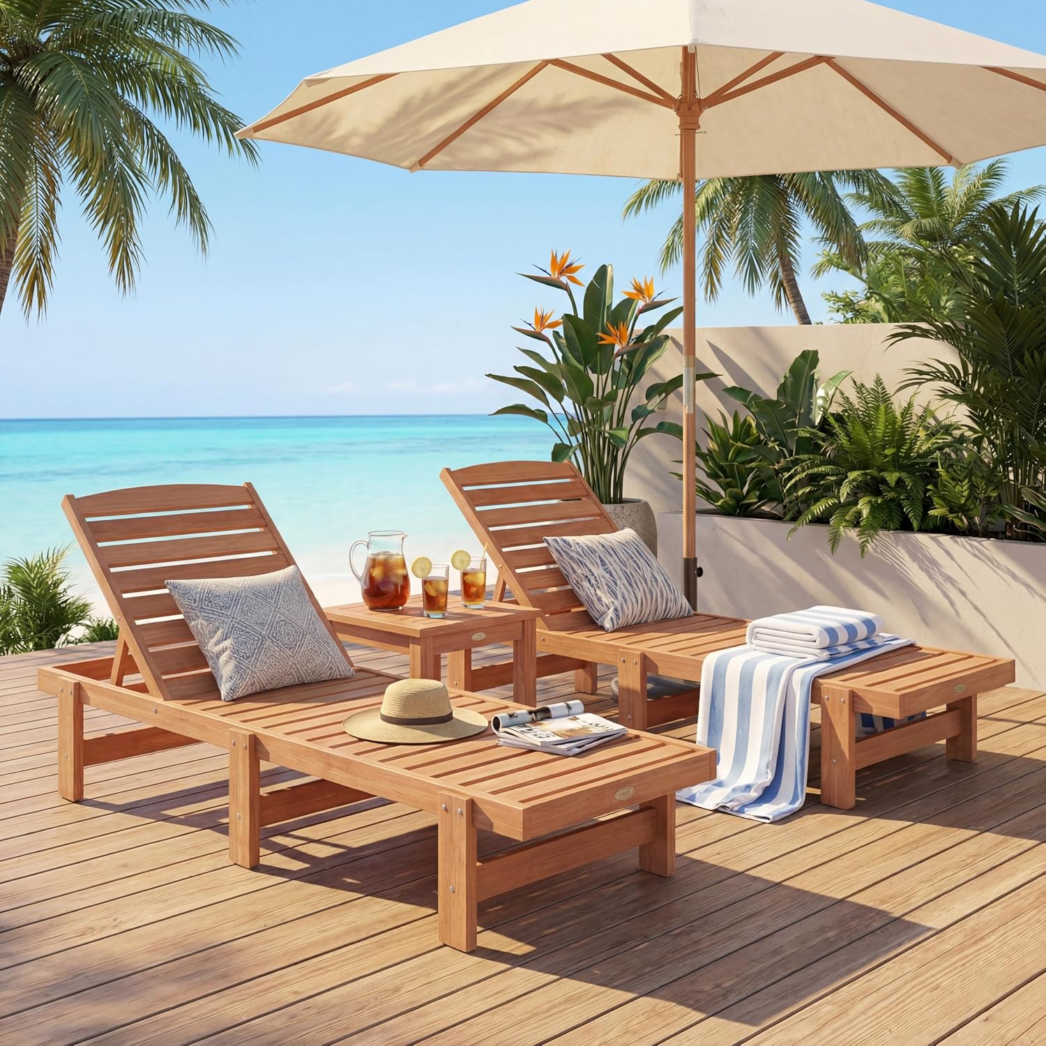 Espreguiçadeira de Madeira Mac - Outdoor Furniture Oil Teak avaliação e preço