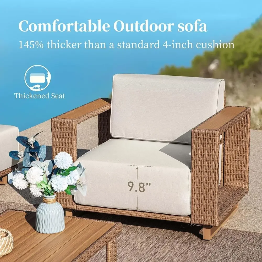 Sofá Seccional em L para Exter - Outdoor Furniture L Shape avaliação e preço