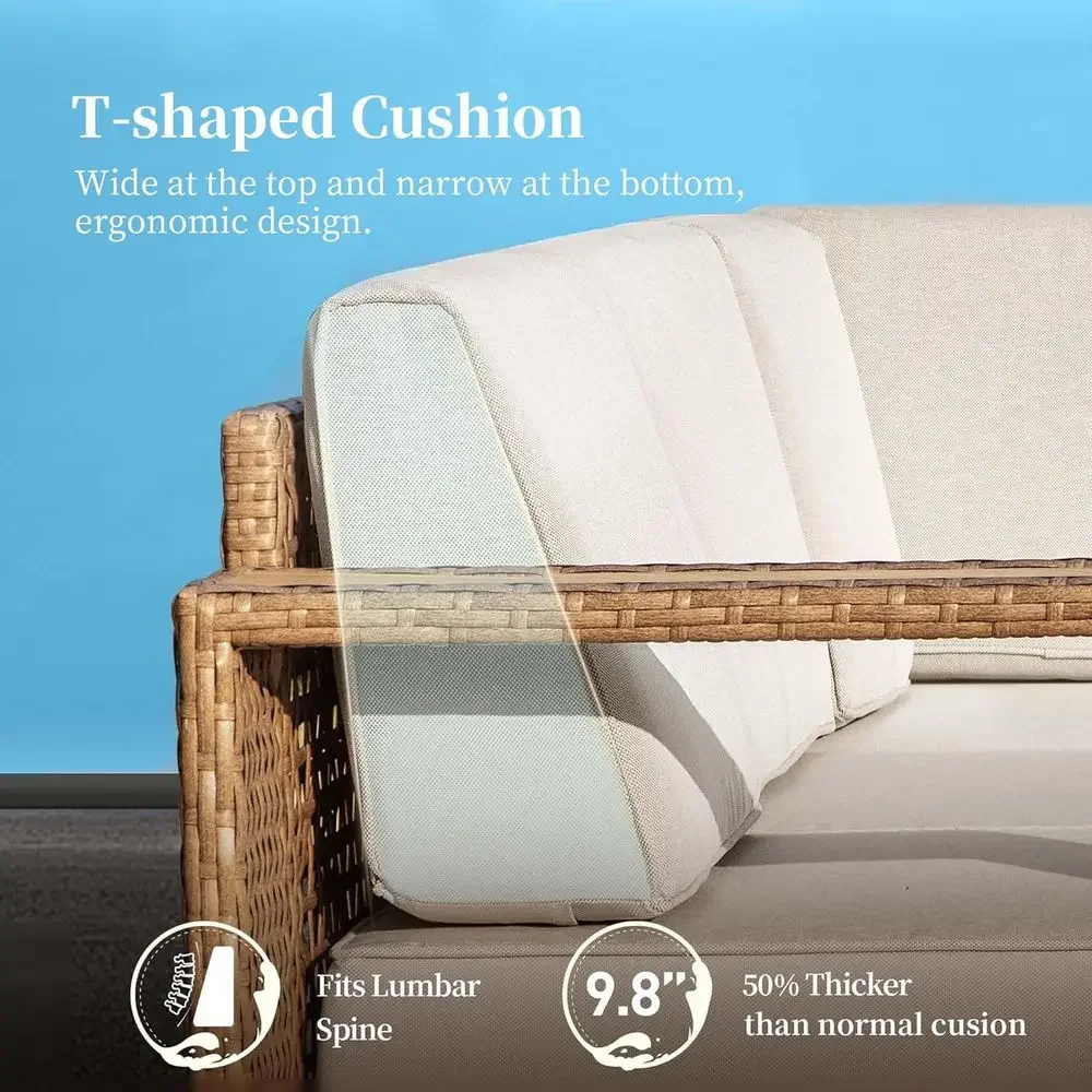 Sofá Seccional em L para Exter - Outdoor Furniture L Shape avaliação e preço