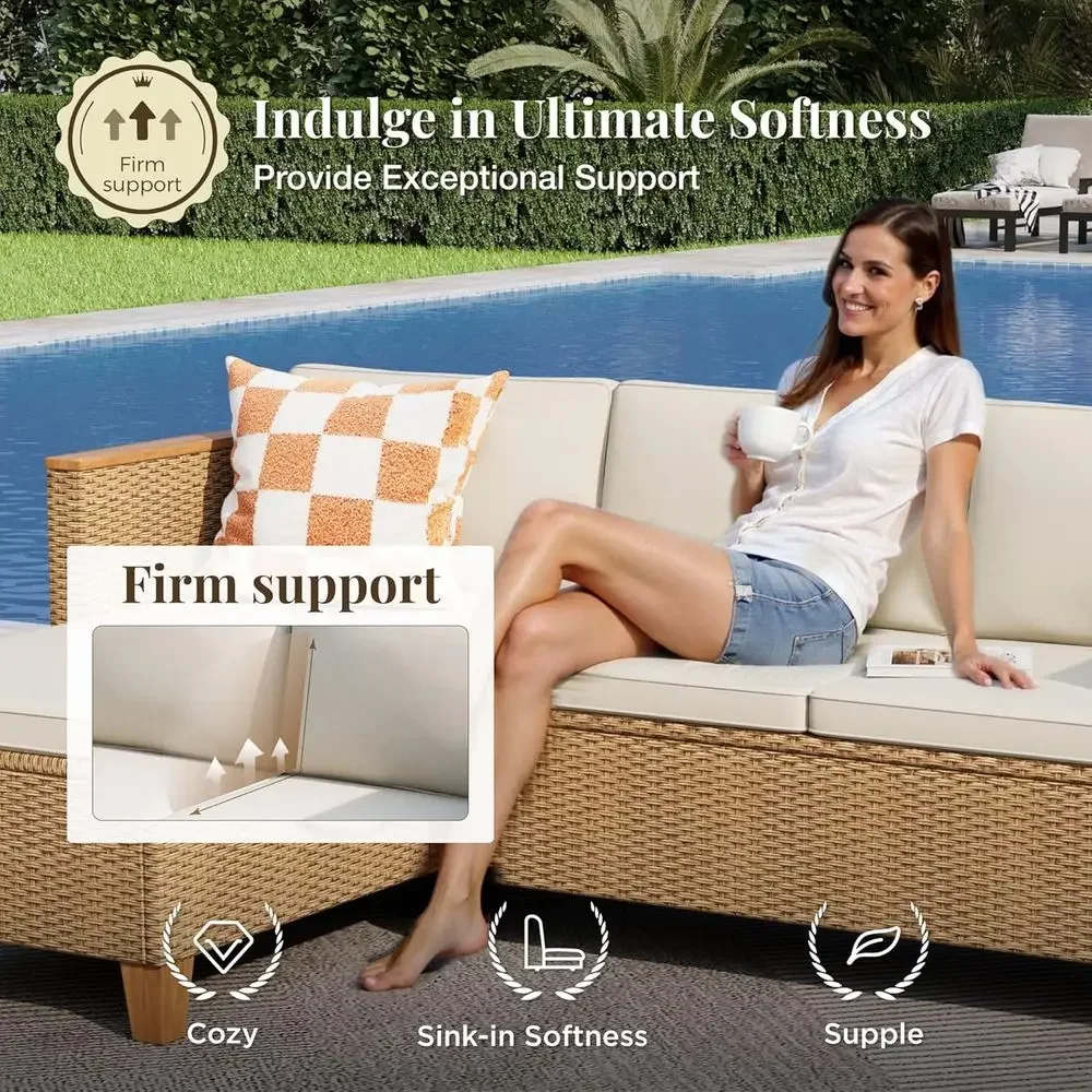 Conjunto de Móveis para Pátio  - Outdoor Furniture L Shape avaliação e preço
