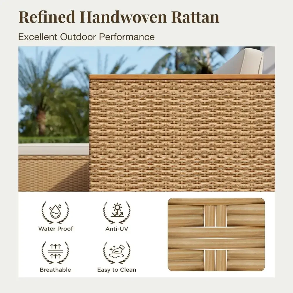 Conjunto de Móveis para Pátio  - Outdoor Furniture L Shape avaliação e preço