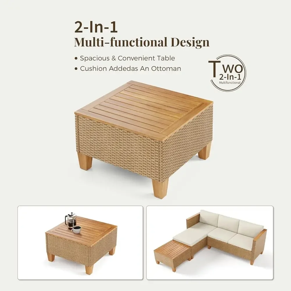 Conjunto de Móveis para Pátio  - Outdoor Furniture L Shape avaliação e preço