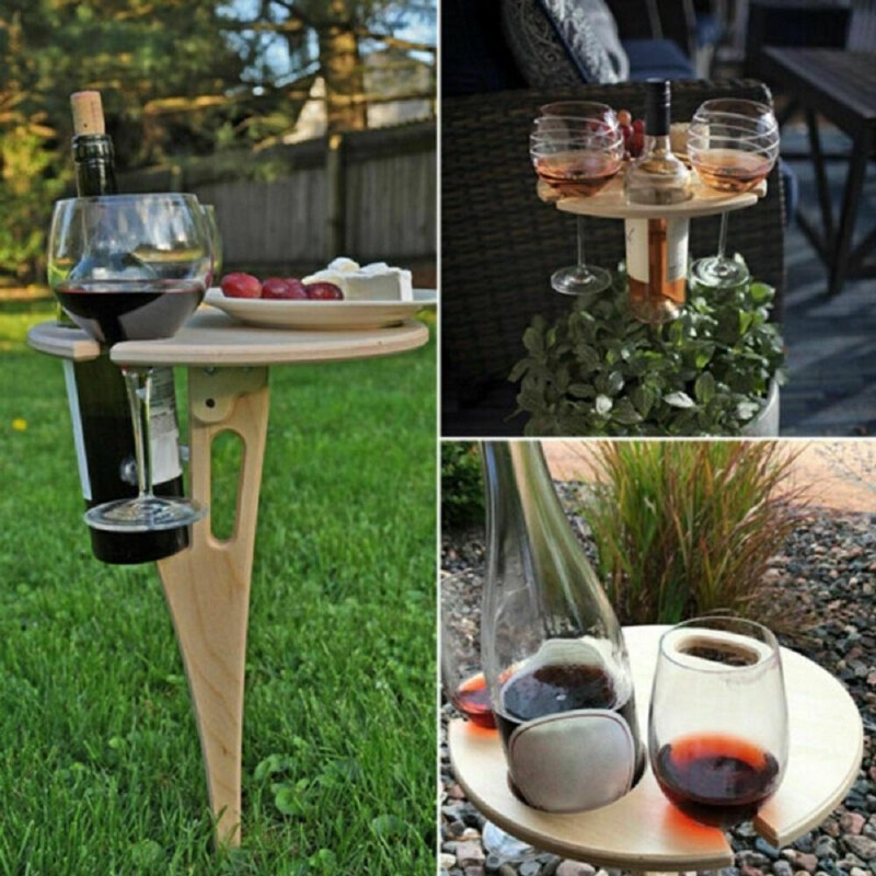 Mesa de Vinho Portátil para Ex - Outdoor Furniture Europe avaliação e preço