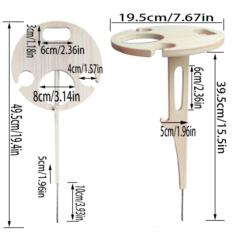 Mesa de Vinho Portátil para Ex - Outdoor Furniture Europe avaliação e preço