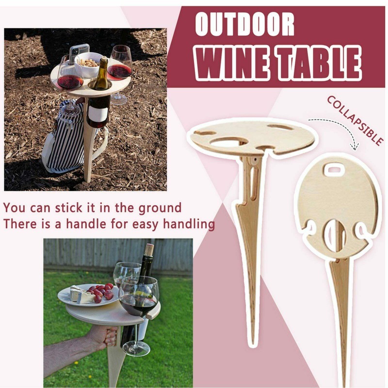 Mesa de Vinho Portátil para Ex - Outdoor Furniture Europe avaliação e preço