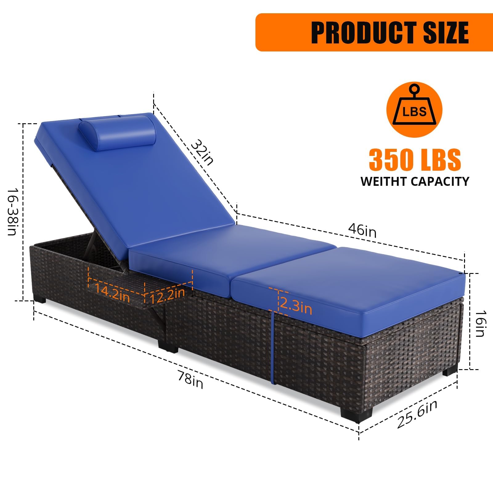 Conjunto de 2 Espreguiçadeiras - Outdoor Furniture Deals avaliação e preço