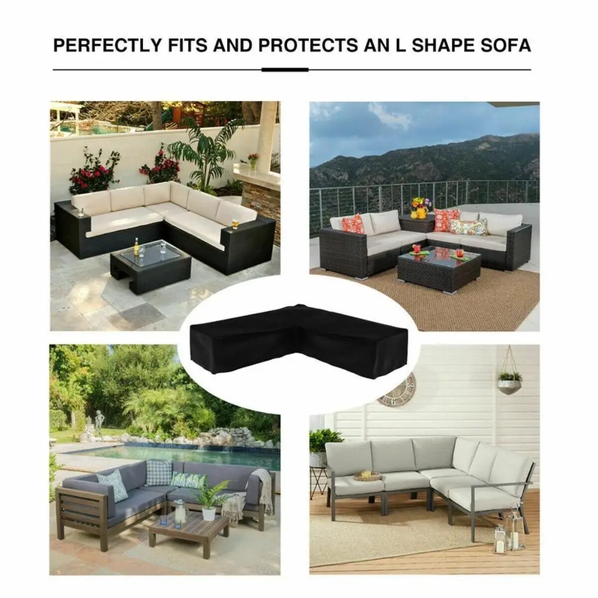 Capa para Sofá em L para Exter - Outdoor Furniture L Shape avaliação e preço