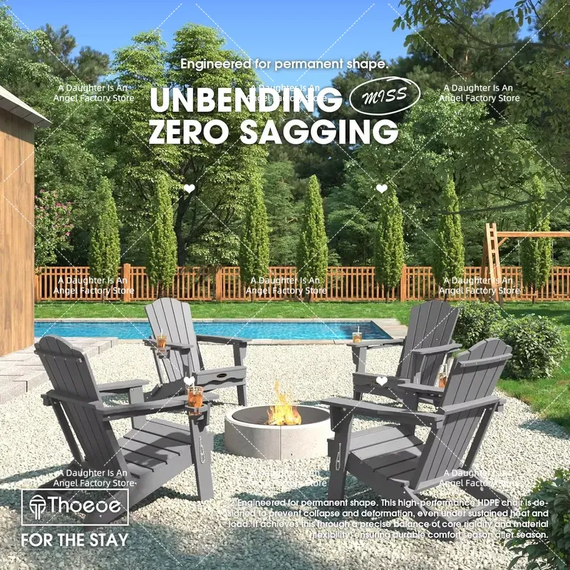 Conjunto de 2 Cadeiras Adirond - Adirondack Chair Wood avaliação e preço